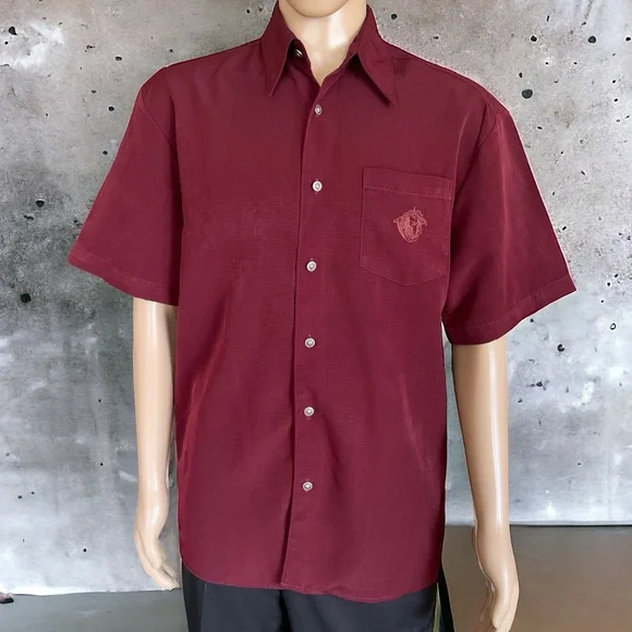 Vintage Versace Jeans Couture Burgundy
Button Down - Picture 3 of 16